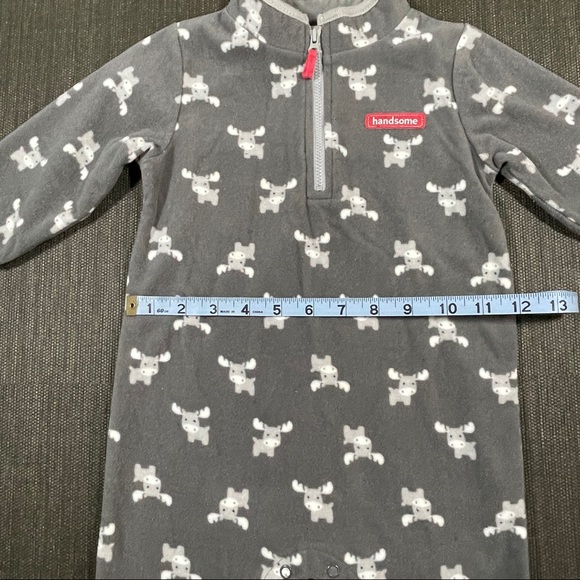 Carter’s Fleece One Piece 18 Mos - Picture 4 of 8